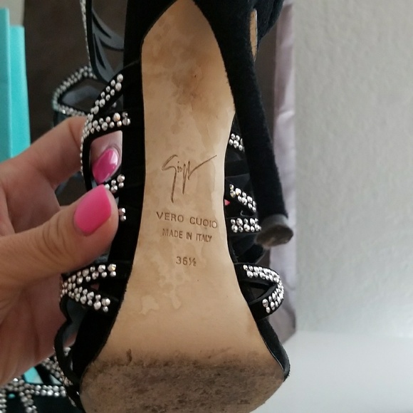6.5 sz. Giuseppe Zanotti Crystal heels - Picture 2 of 3